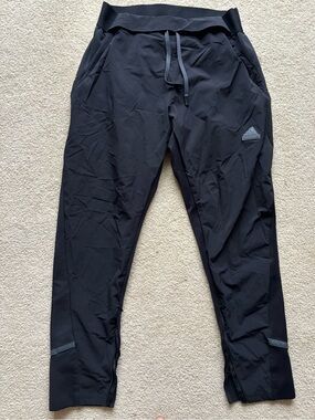Adidas Black Men's Athletic Joggers with Drawstring